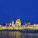Budapest Parliament building seen from a Viking River Cruise Eastern Europe