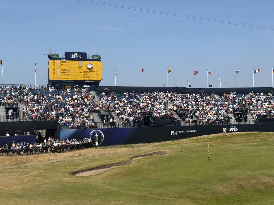 attending the open championship